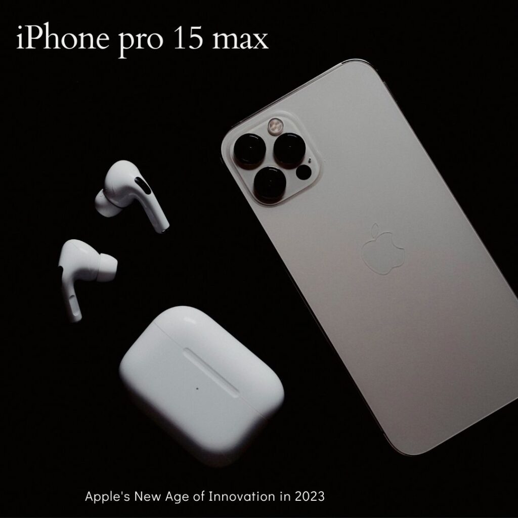 Apple iPhone 15 Pro Max in titanium finish showcasing the Dynamic Island and advanced triple-camera system