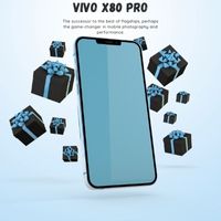 Vivo X80 Pro smartphone with quad-camera setup, featuring a sleek design and vibrant display